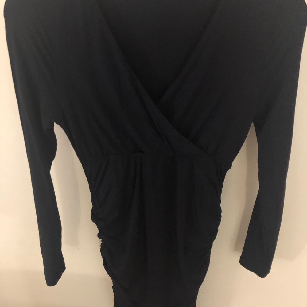 Ingrid and Isabel long sleeve maternity dress